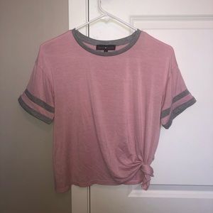 Pink short sleeve top